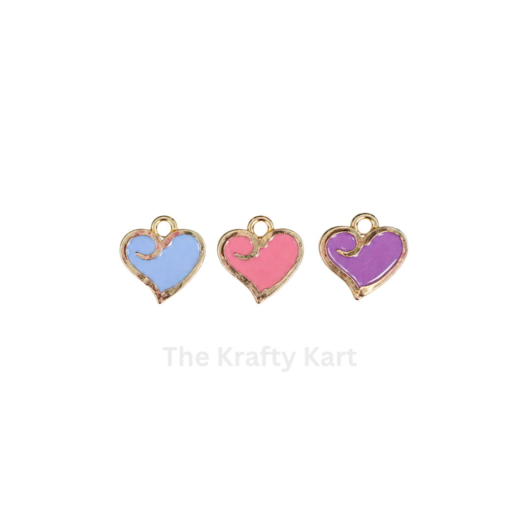 Anti-Tarnish Heart Charm Pendant (S)