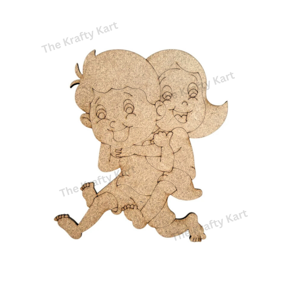 Pre Marked Playing Kids Mdf (A)