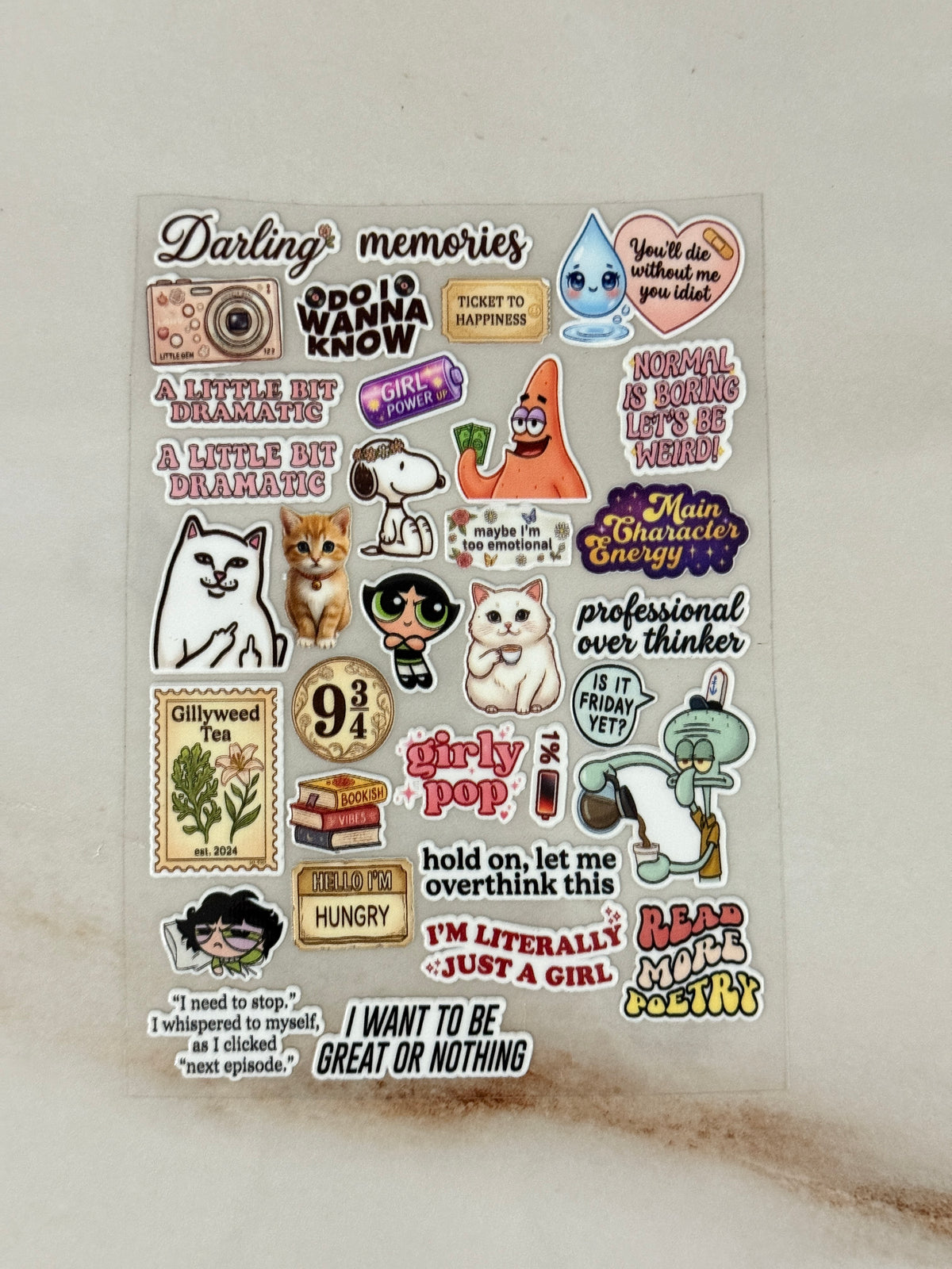 Quote (5) - Peel Of Sticker
