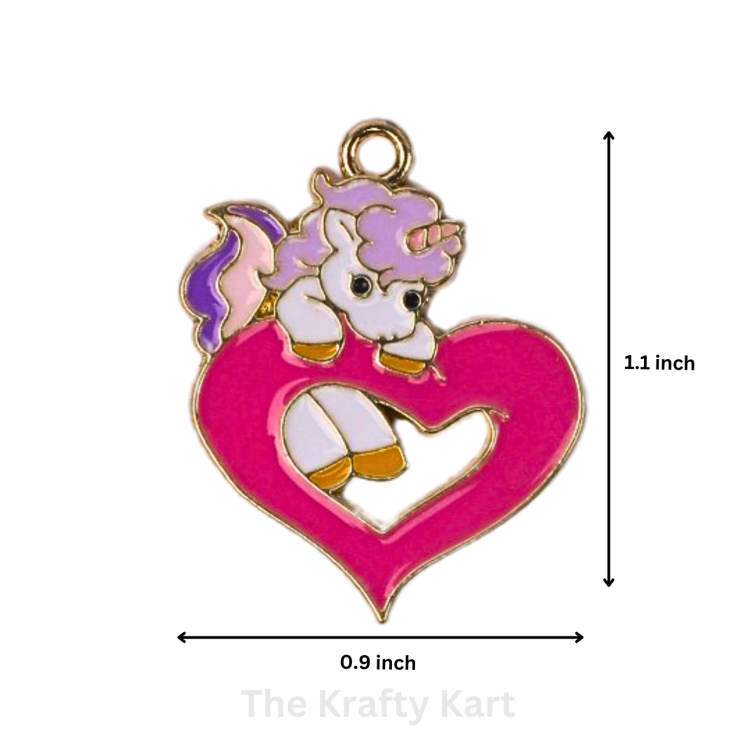 Charm - Heart Unicorn (250)