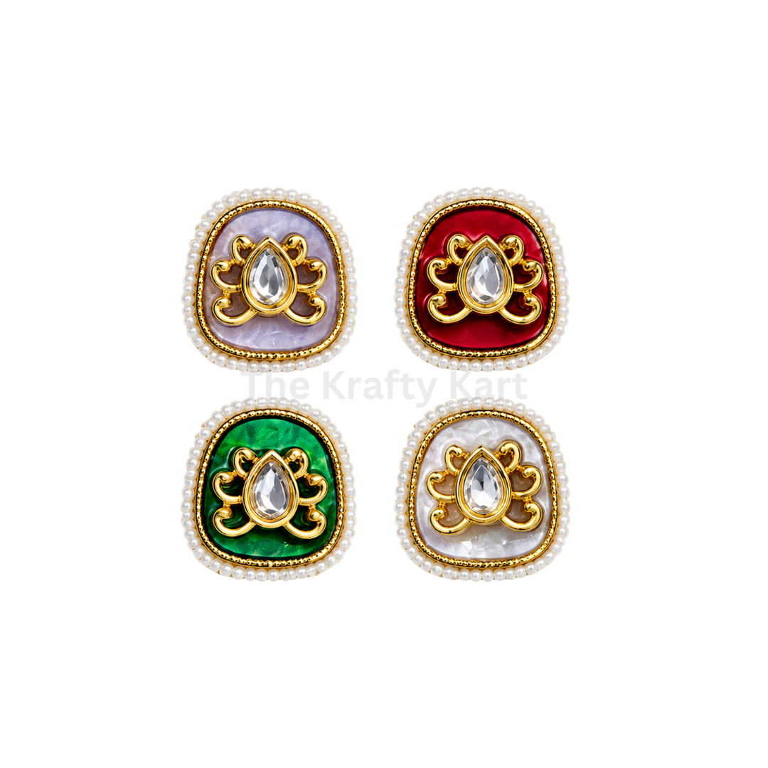 Kundan Patch (65) (2pcs)