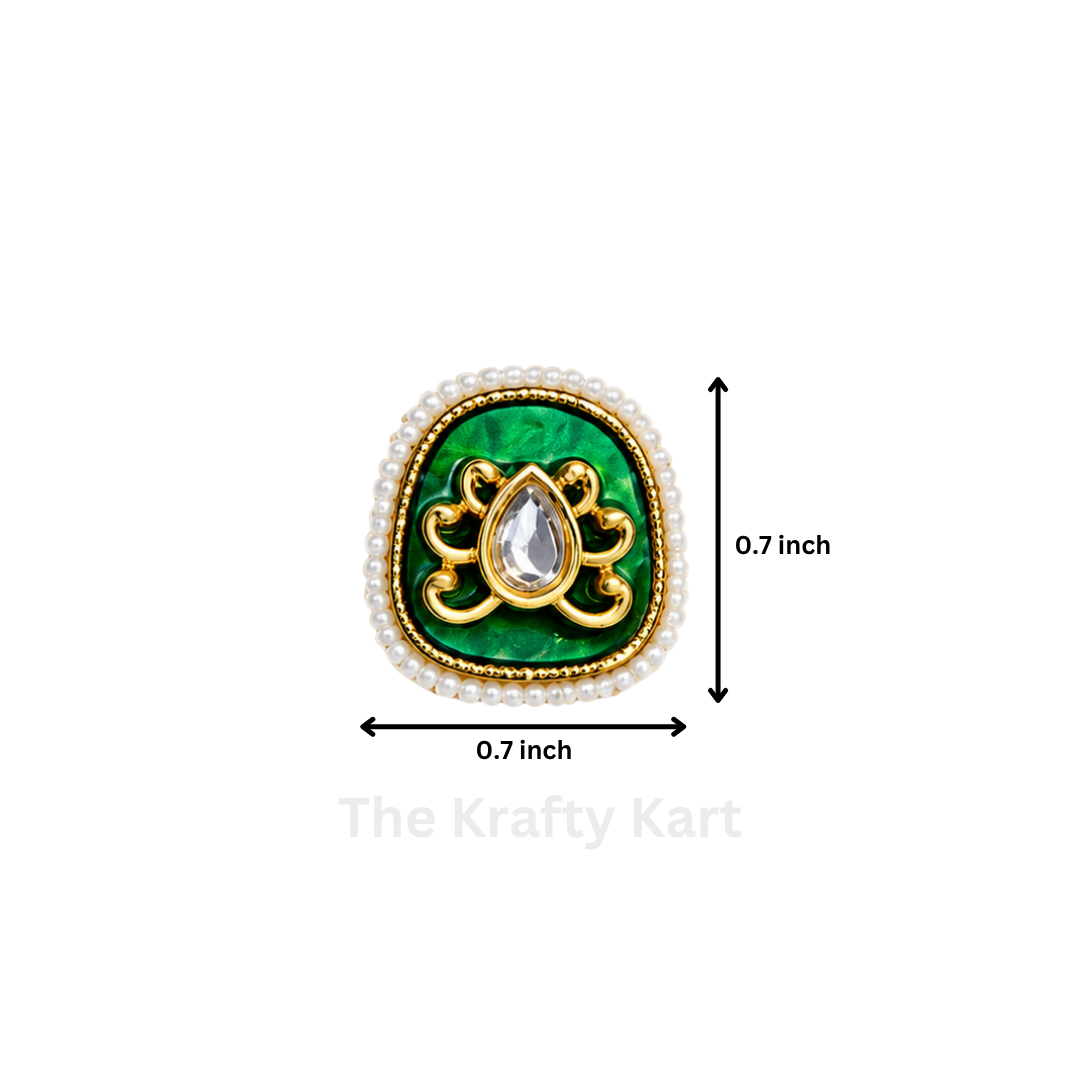 Kundan Patch (65) (2pcs)