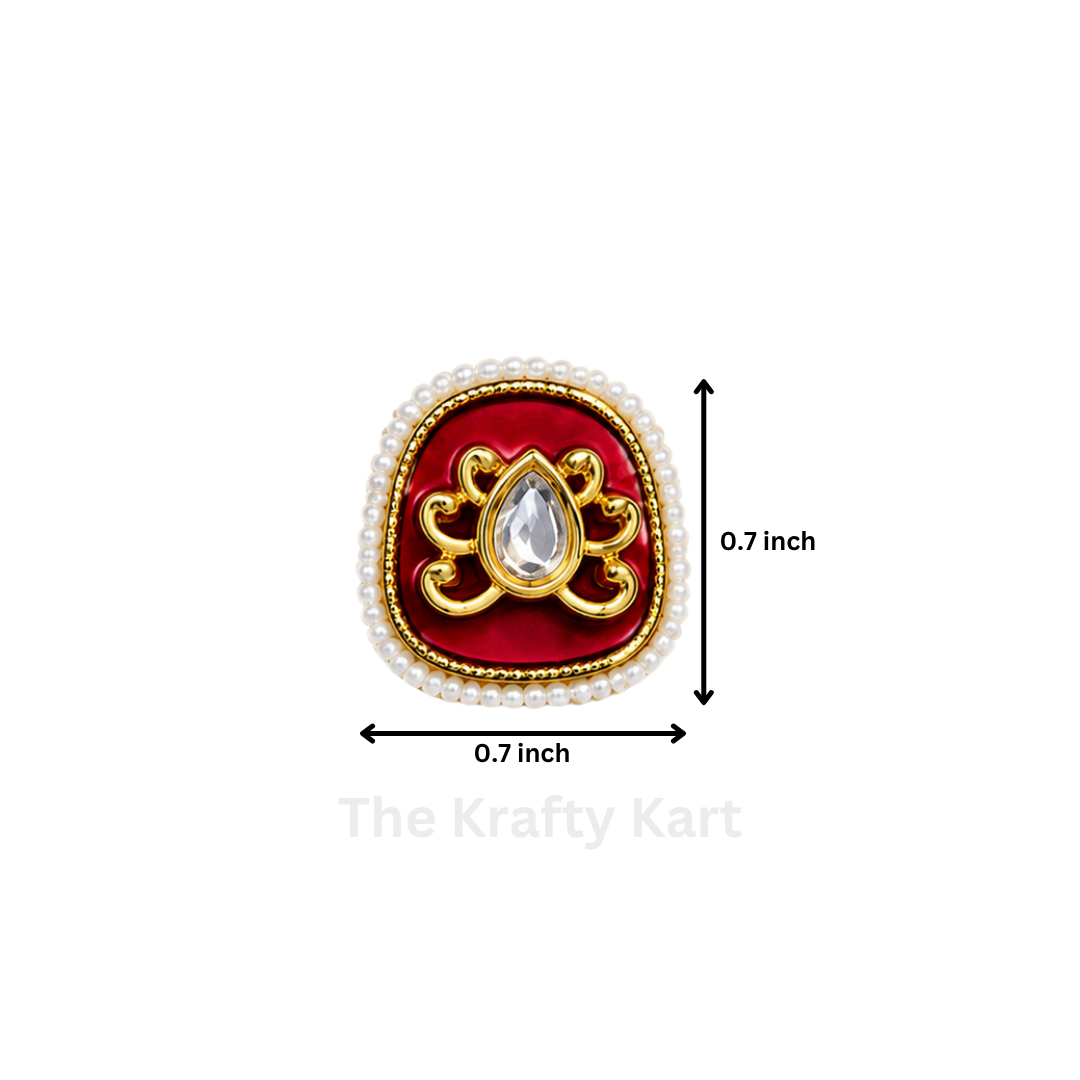 Kundan Patch (65) (2pcs)