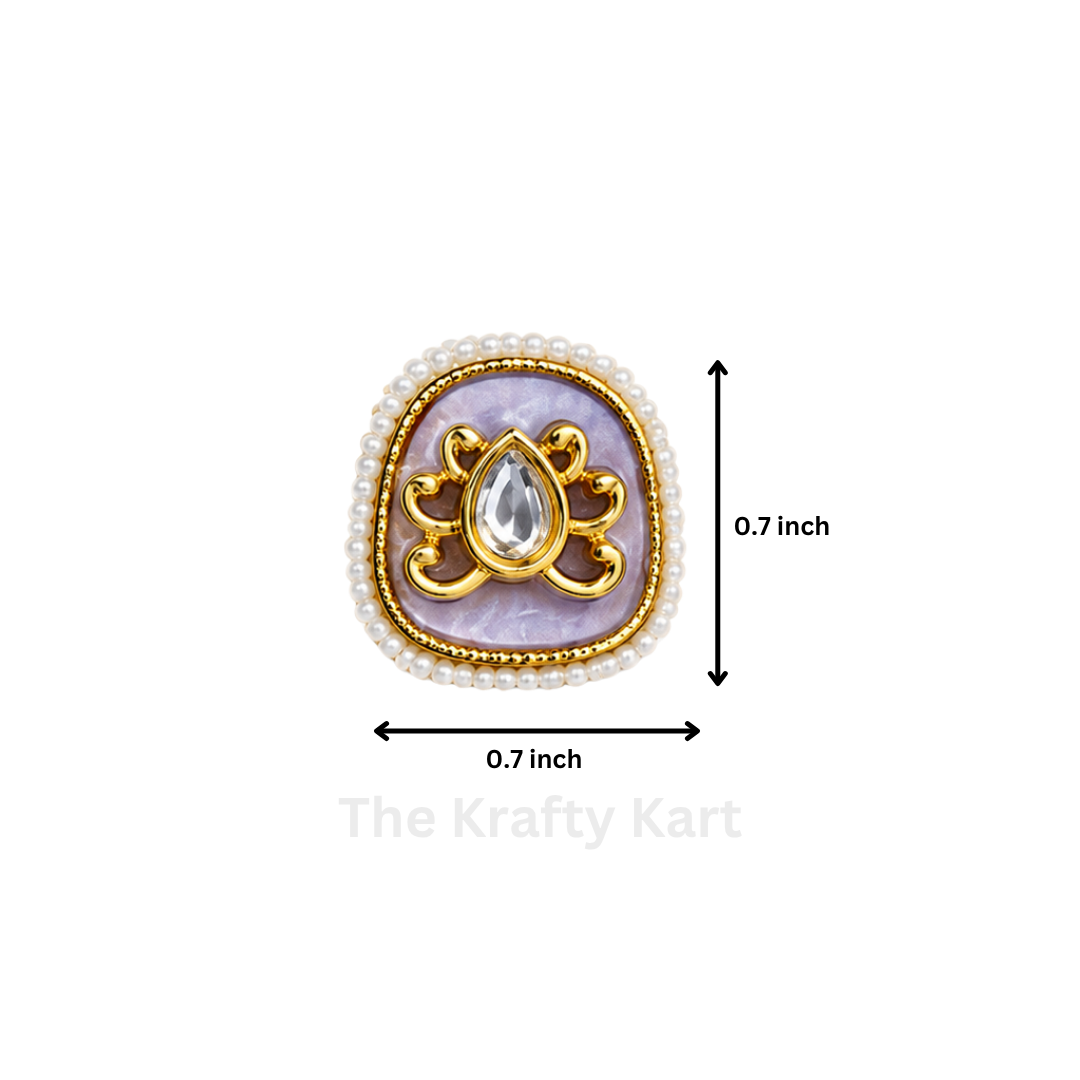 Kundan Patch (65) (2pcs)