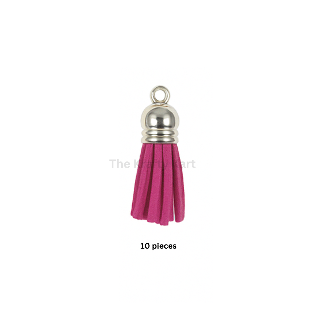 Silver Cap Tassels (10pcs)