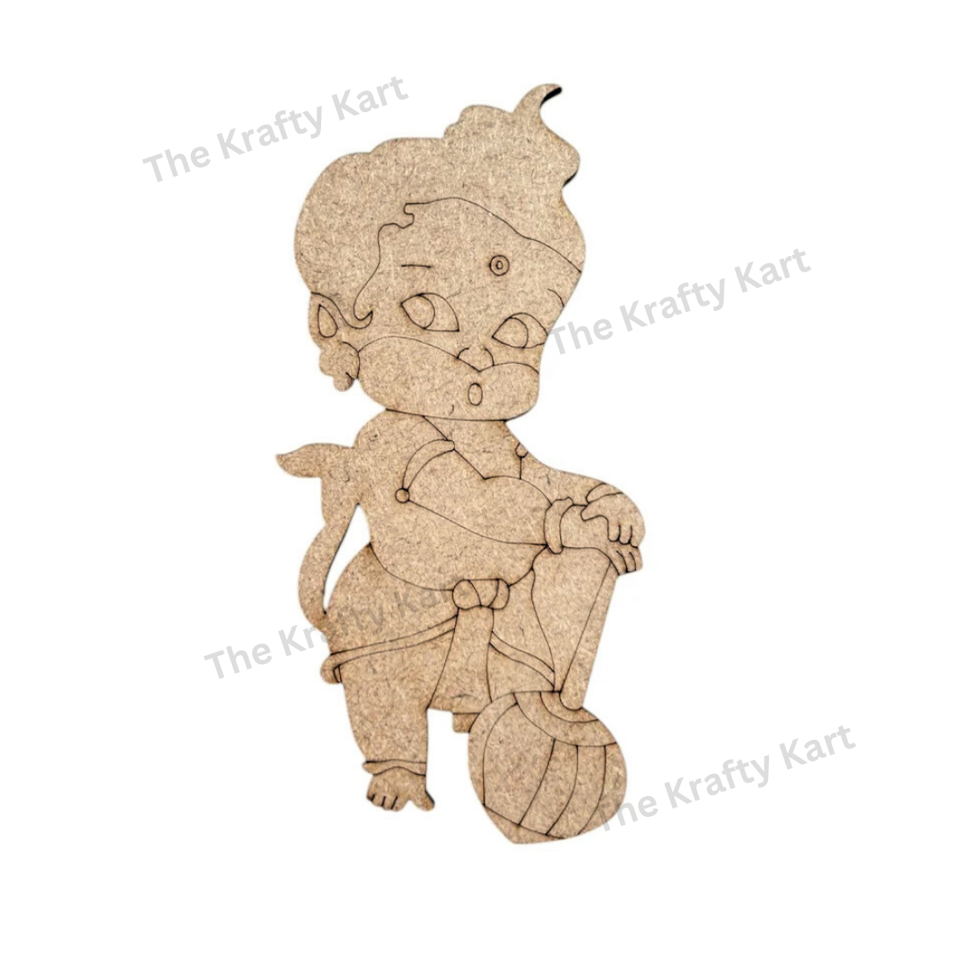 Pre Marked Baby Hanuman Mdf (C)