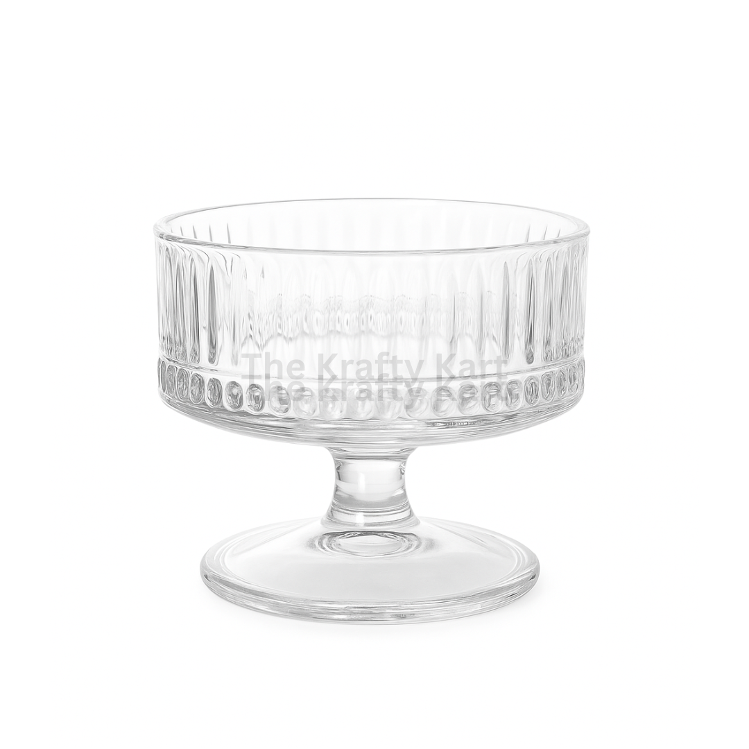 Icecream Bowl Candle Glass (B)