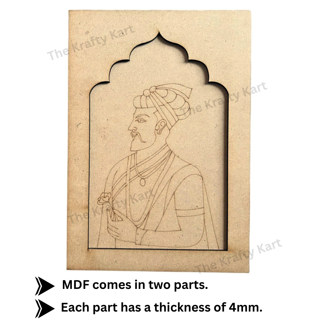 Pre Marked Mdf - King (Jharokha)