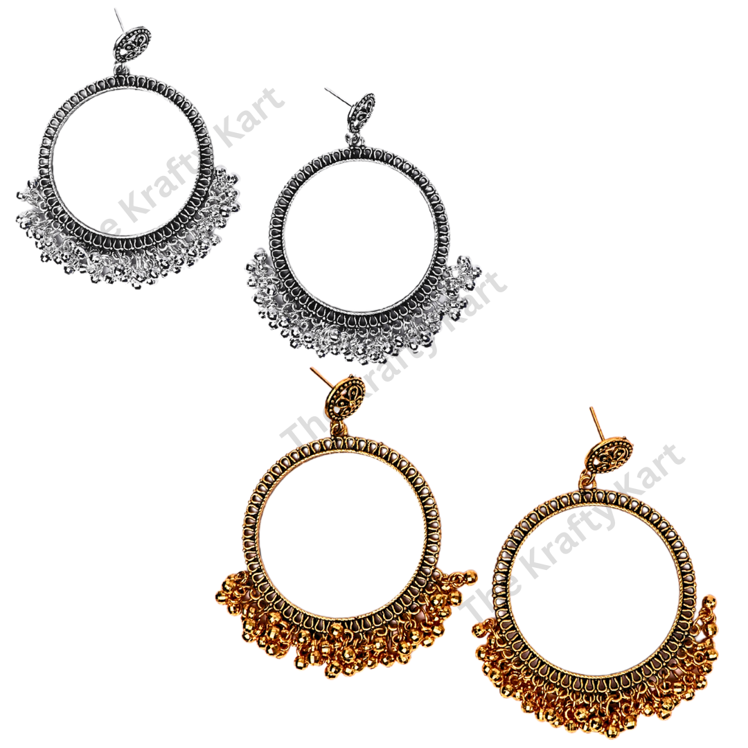 Big Round Resin Jhumka