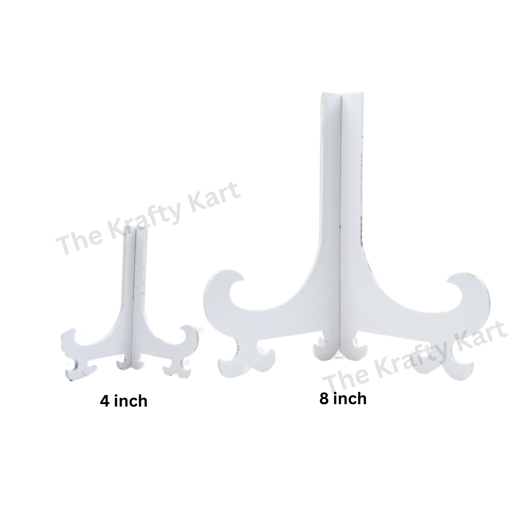 White Acrylic Stand