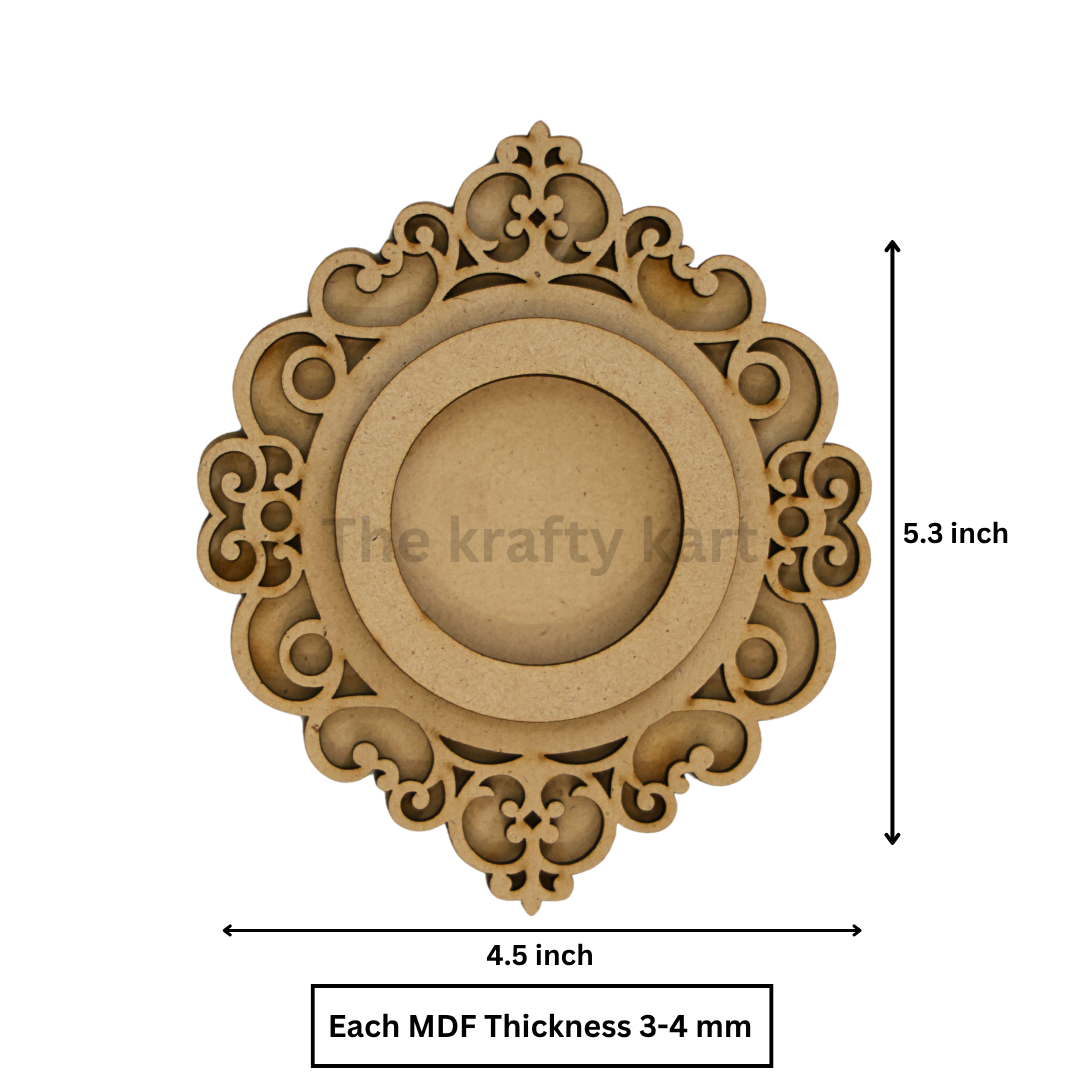 MDF Diwali T-Light Holder (6)