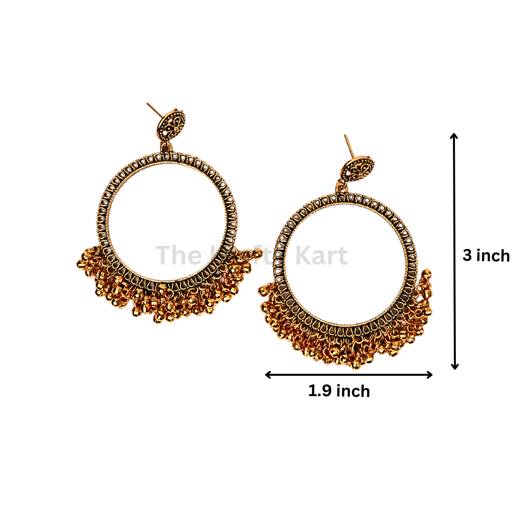 Big Round Resin Jhumka