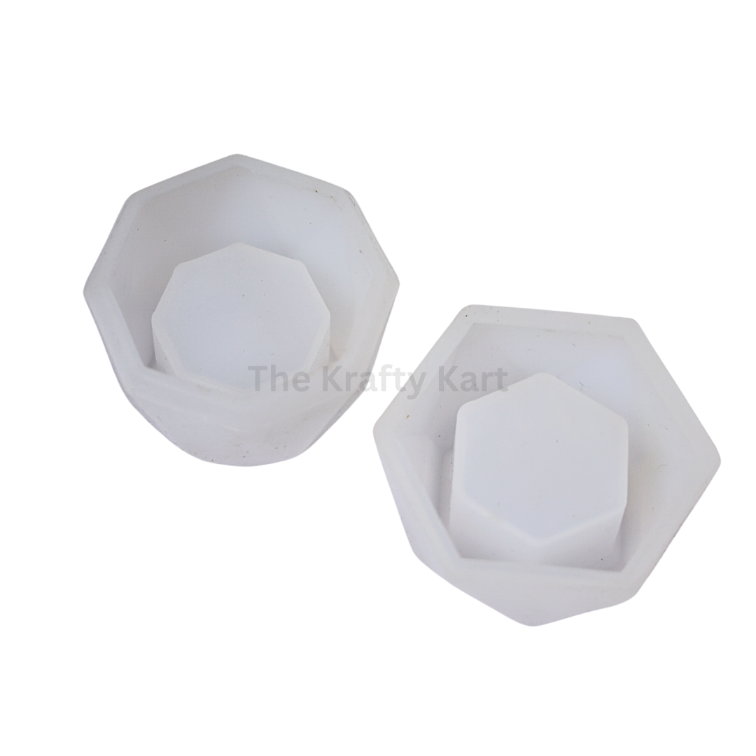 2Pcs T-Light Holder Mould