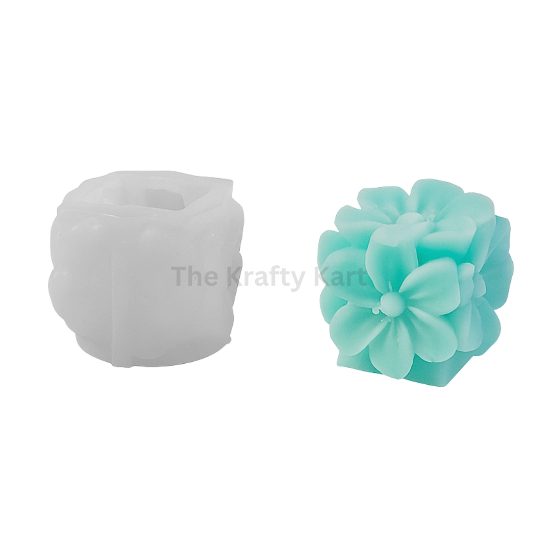 Flower Cube Handmade Mould