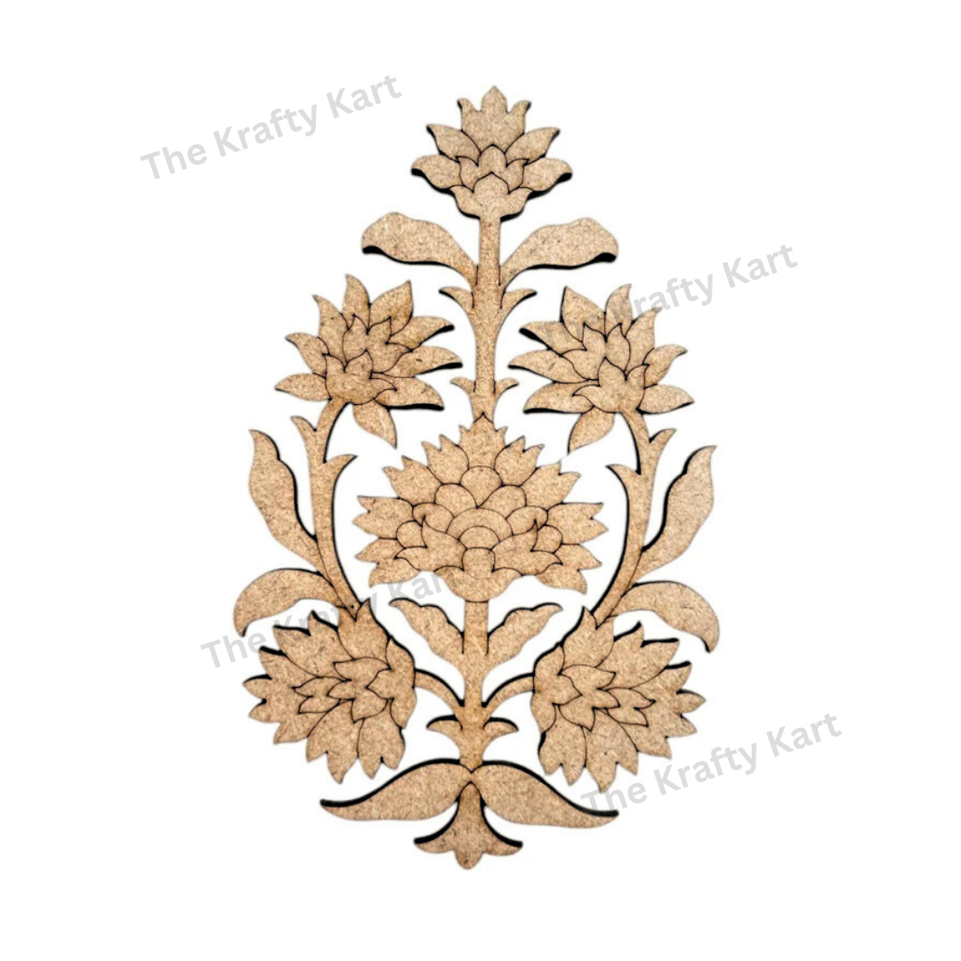 Pre Marked Flower Mdf (A)