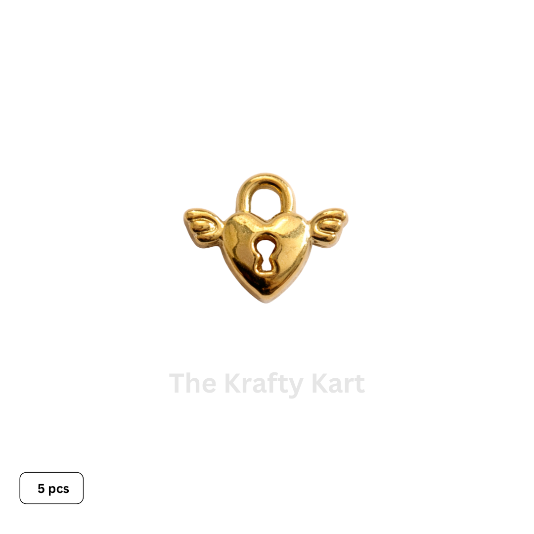 Golden Metal Plastic Charm (1)