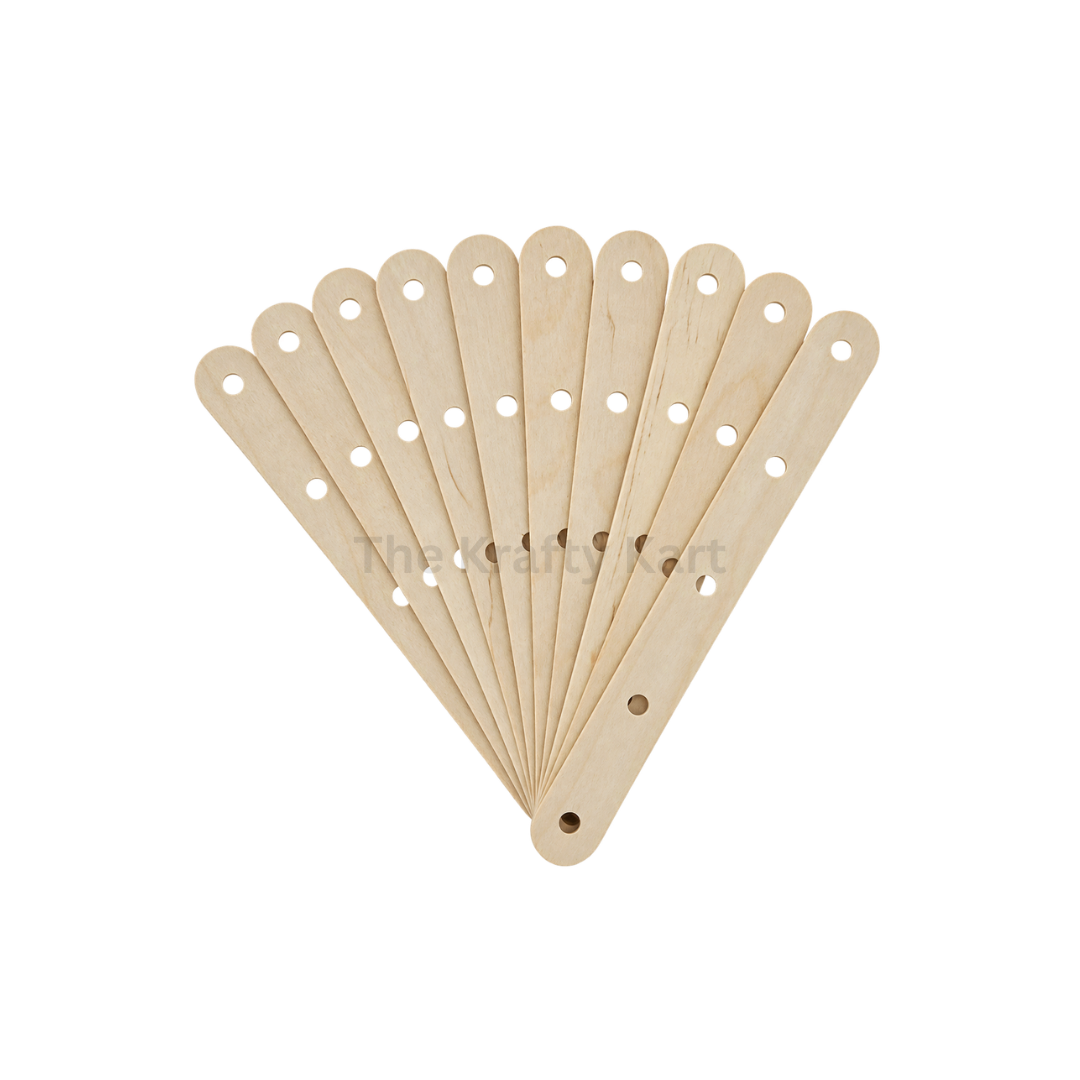 Big Wooden 5 Hole Wick Holder