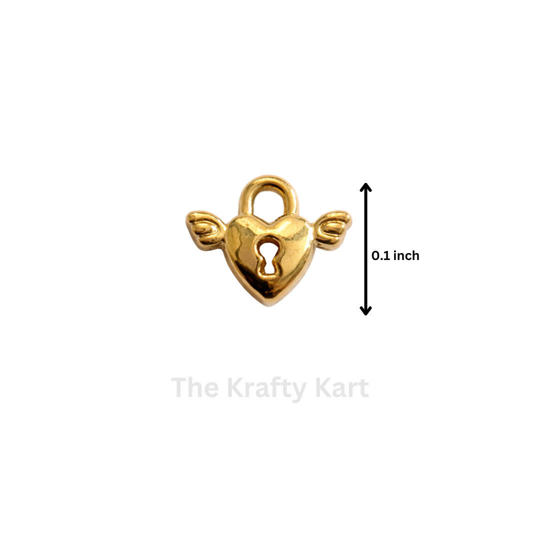 Golden Metal Plastic Charm (1)