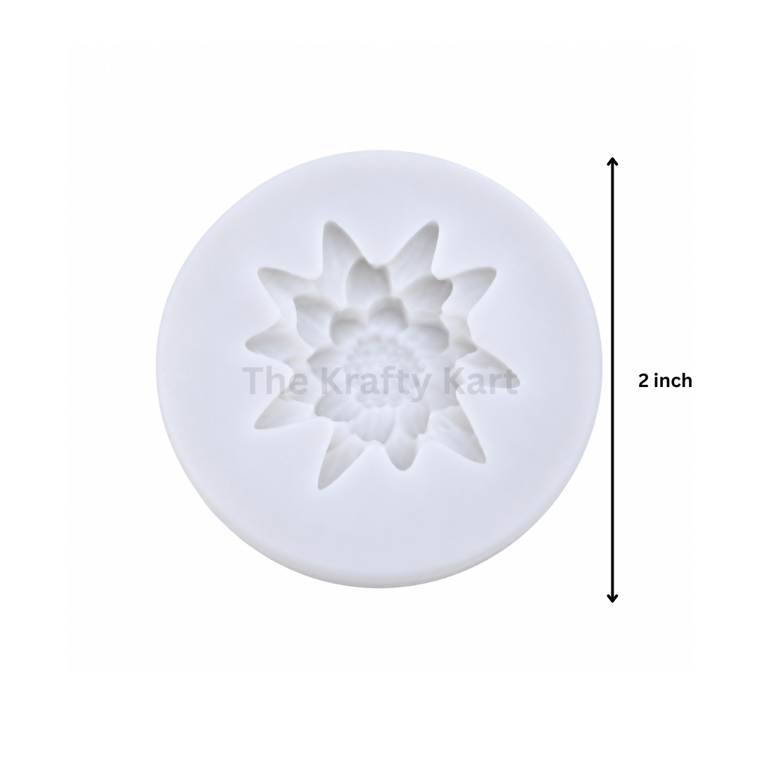3D Lotus Flower Candle Handmade Mould (A)