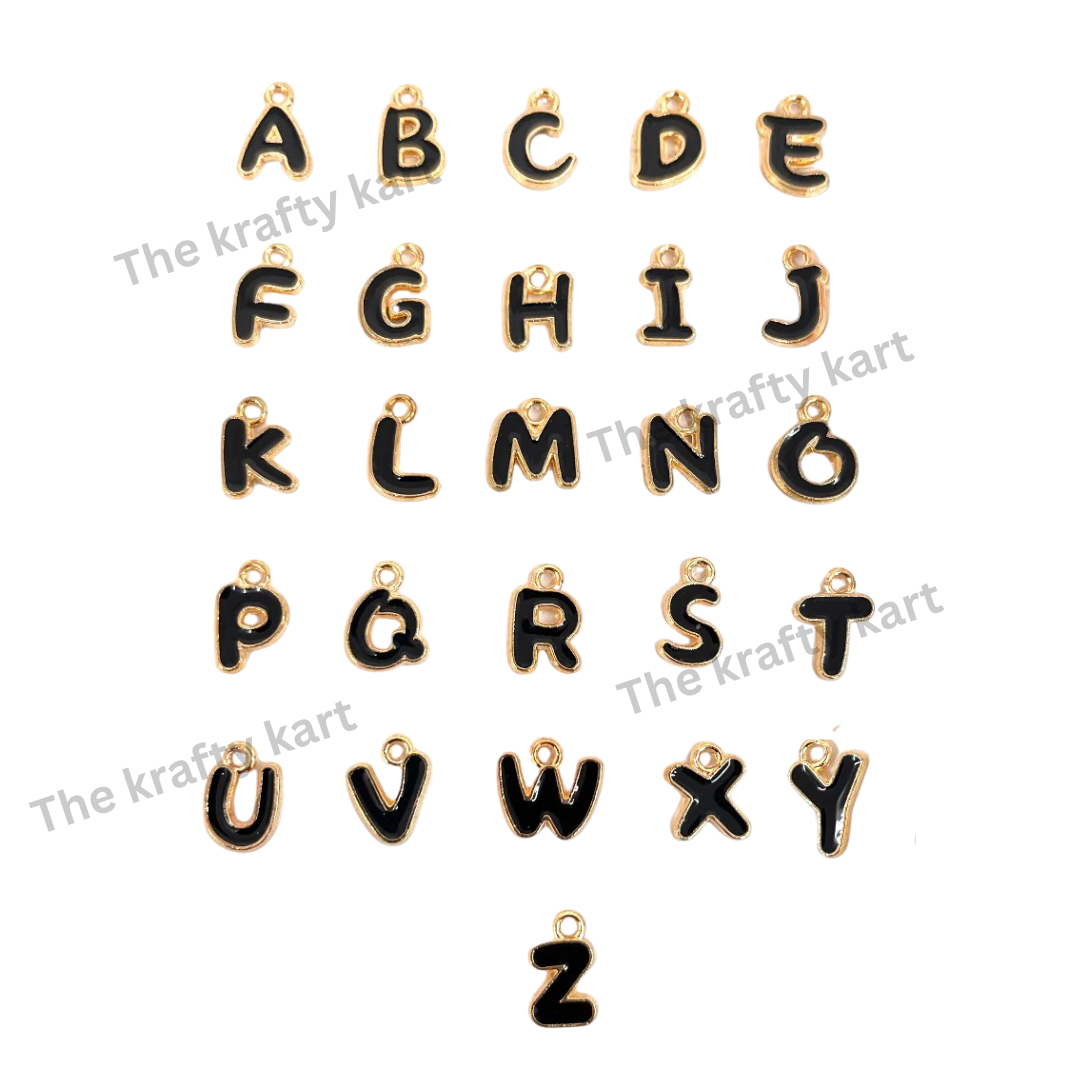 Charm - Black Alphabet