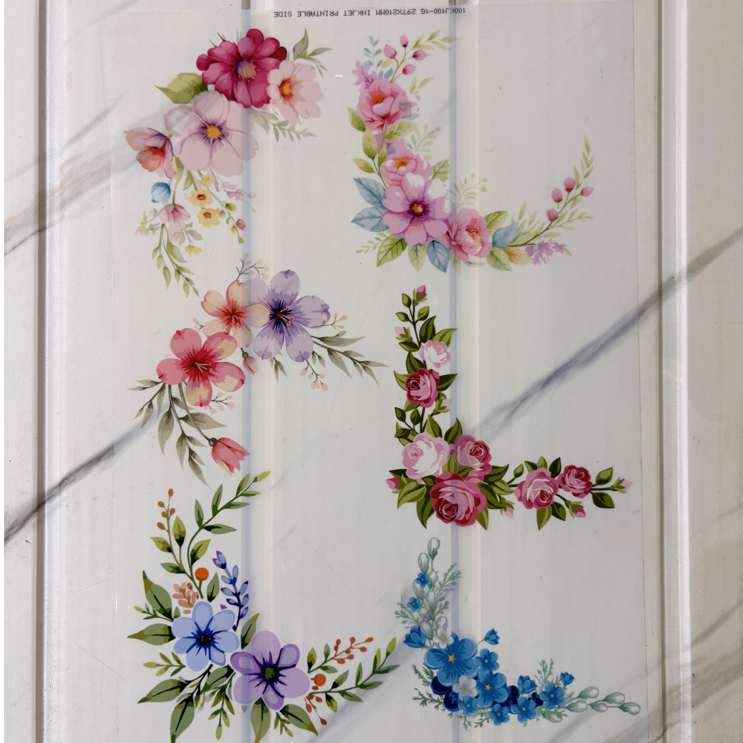 Flower Simple Insert Insert Sheet - Border flower for simple | Buy Online at Best Price