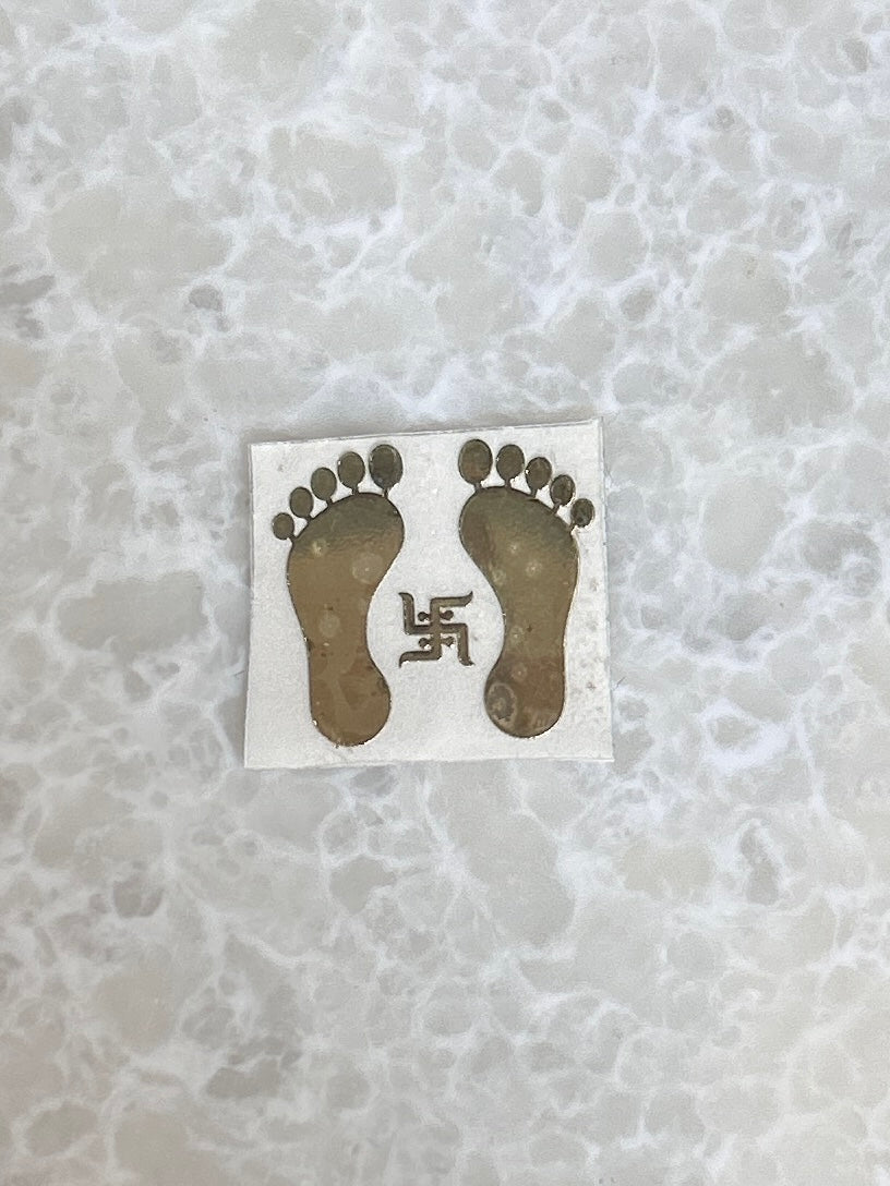 METAL STICKER - LAXMIJI FOOTPRINT (PAGLA)