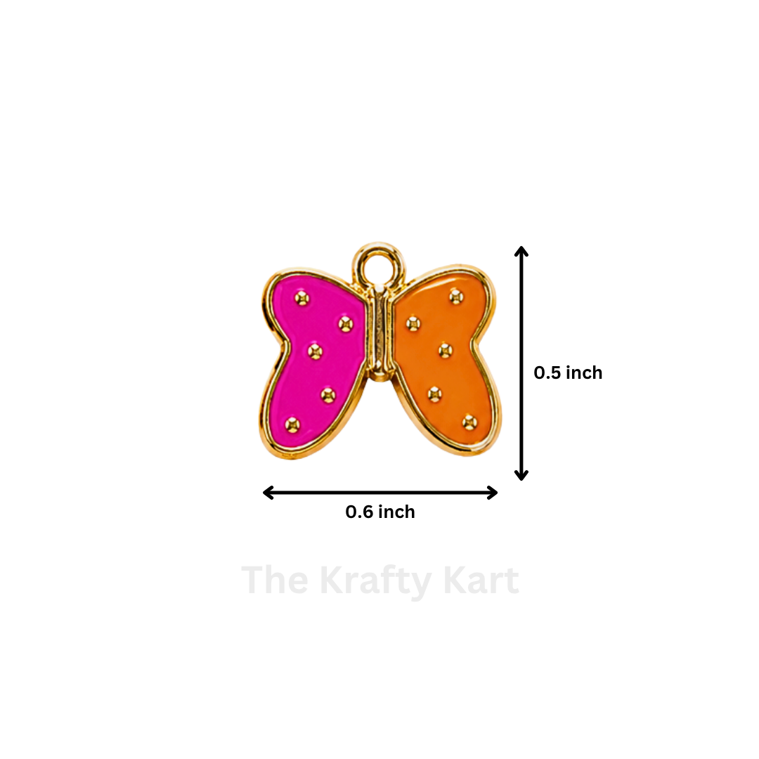 Anti-Tarnish Butterfly Charm Pendant (E)