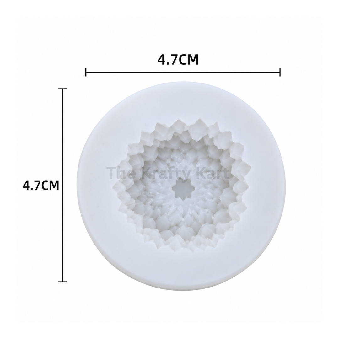 3D Lotus Flower Candle Handmade Mould (B)