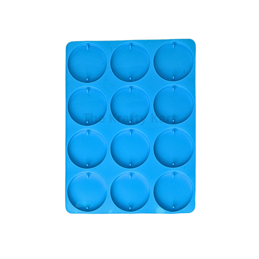 12 in 1 Round Blue Mould