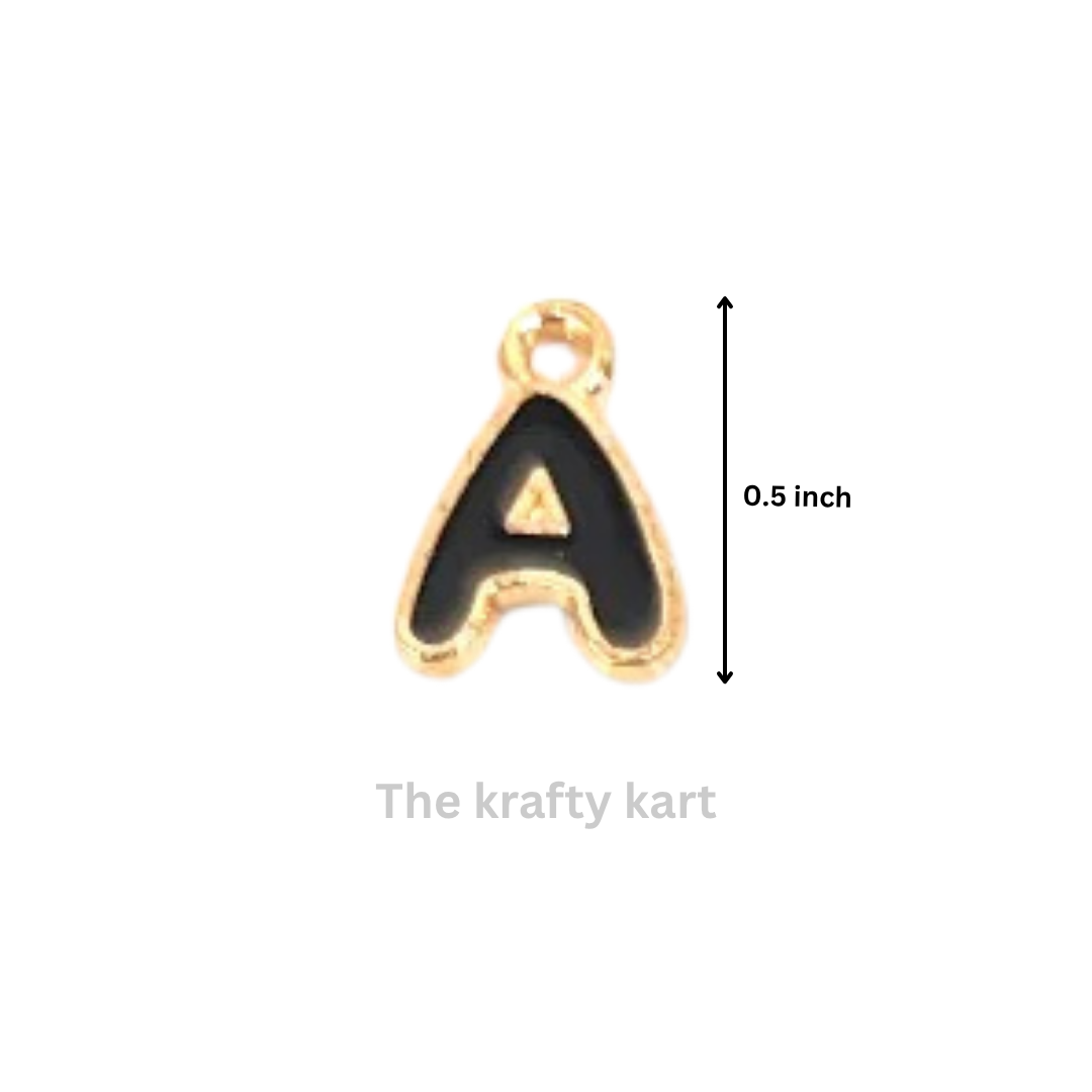 Charm - Black Alphabet