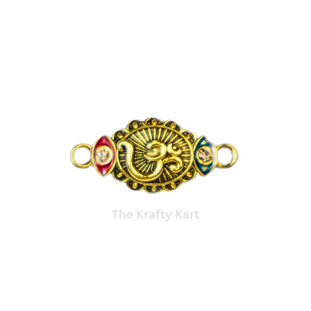 Golden Rakhi Charm  (18)