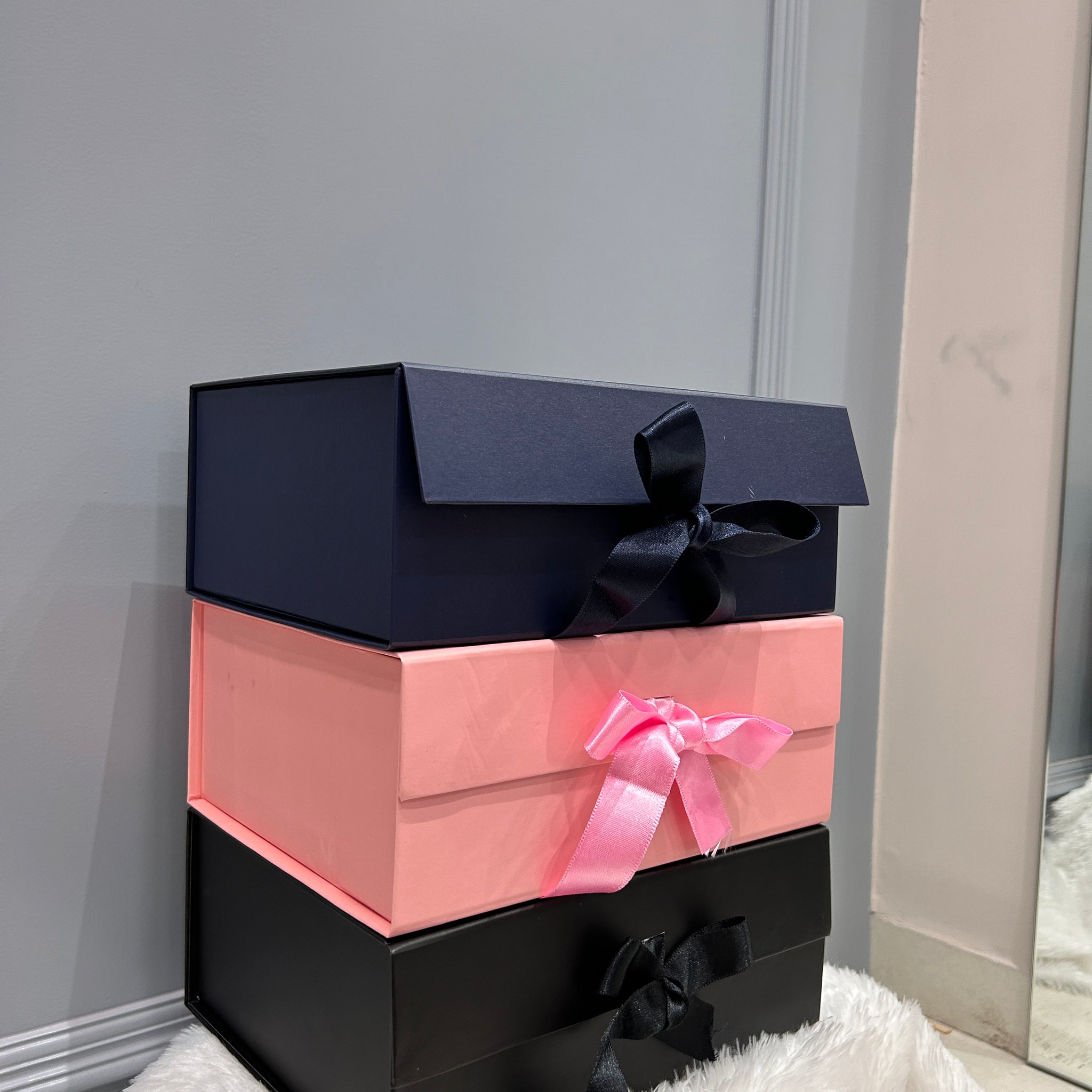 RIBBON BOX FOR HAMPER (8X10")