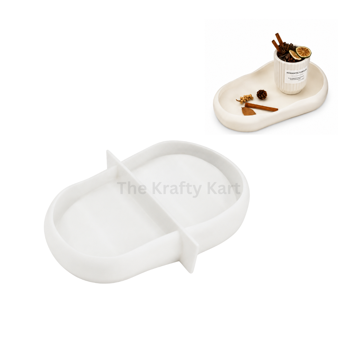 Oval Shaped Trinket Tray Mould