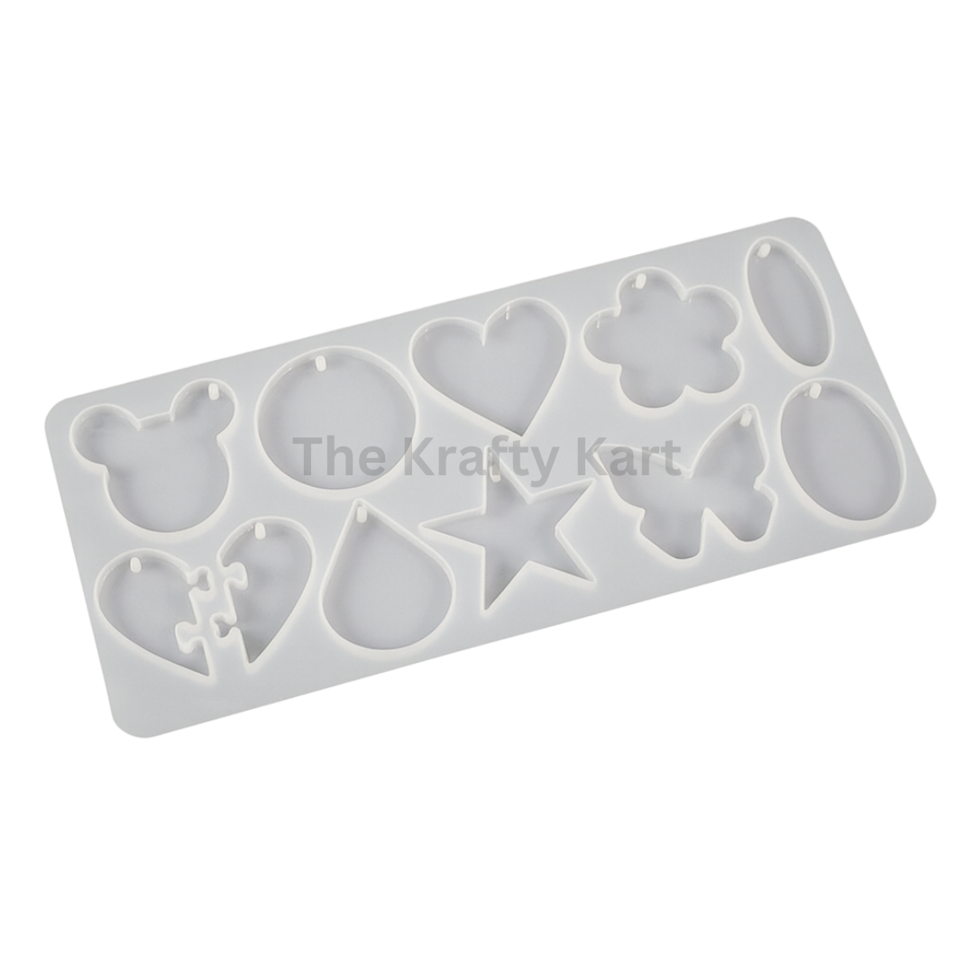 10 Cavity Keychain/Pendant Mould