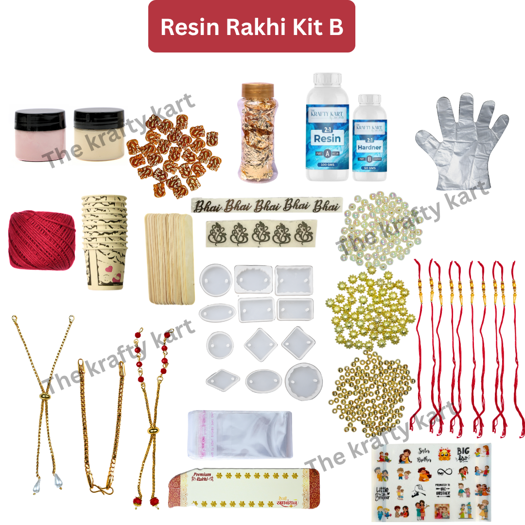 Resin Rakhi Kit (B)