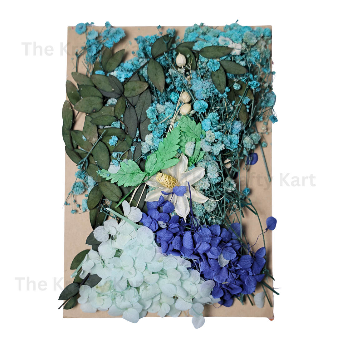 Dark Blue Dry Flower Packet
