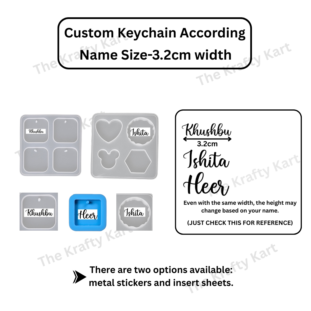 Custom Keychain Sticker
