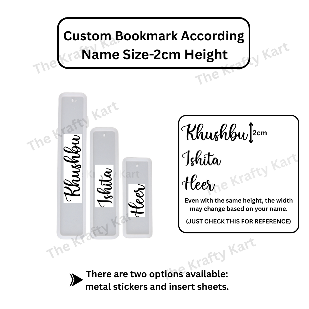 Custom Bookmark Sticker for variable | Buy Online at Best Price