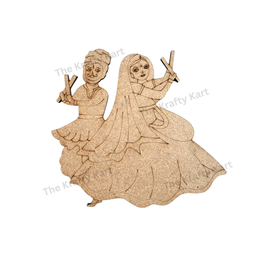Pre Marked Garba Couple Mdf