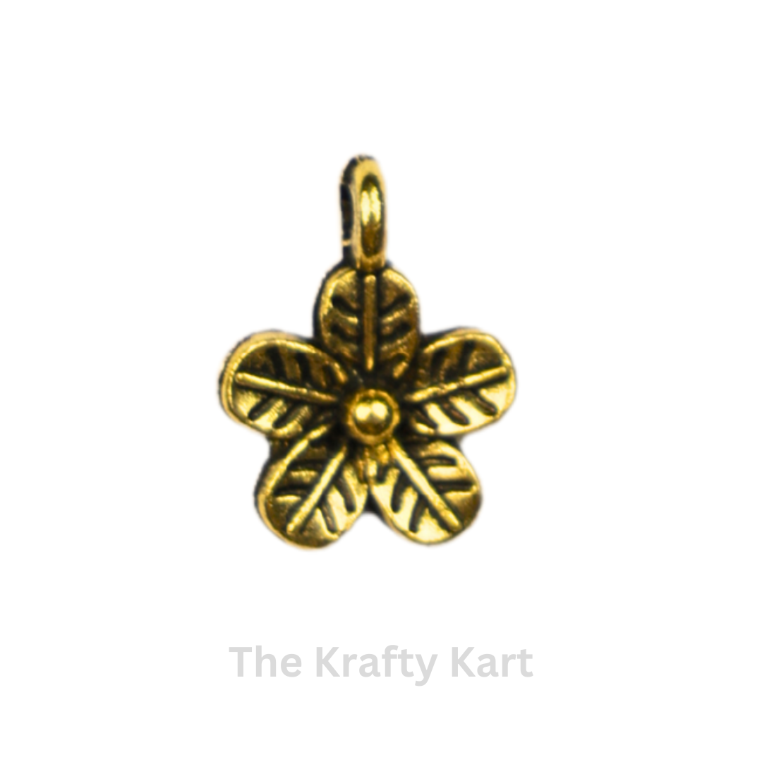Golden Charm - Flower ( 187 )