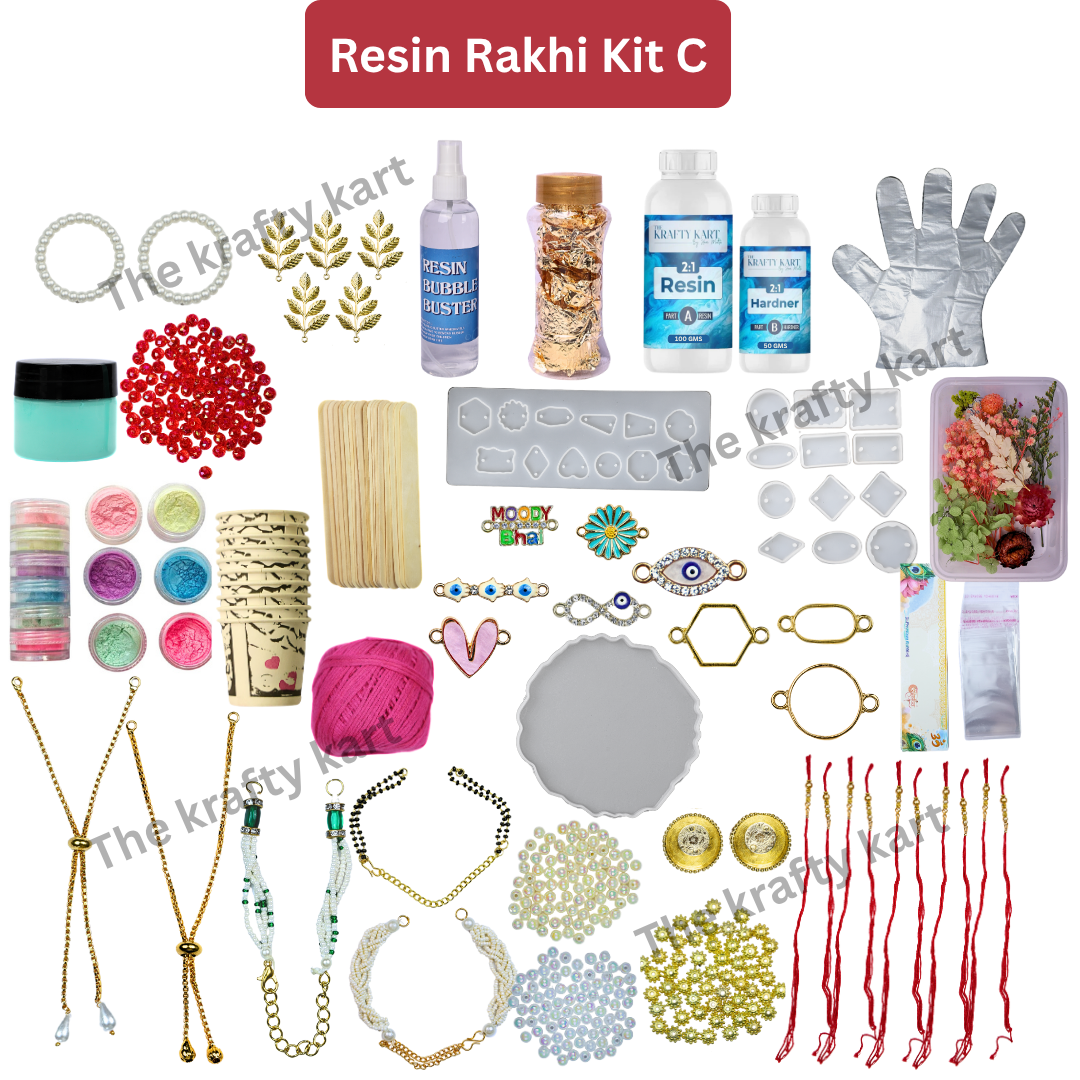 Resin Rakhi Kit (C)