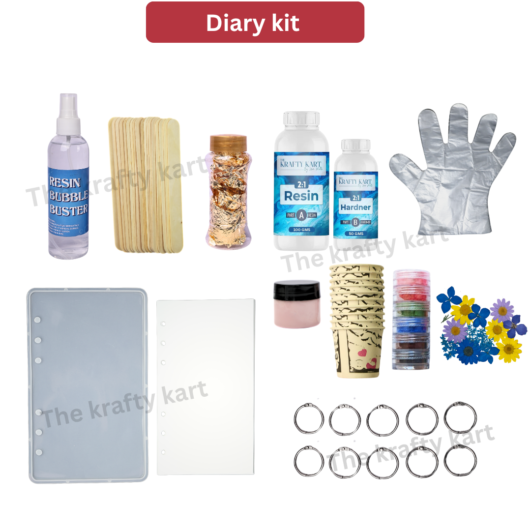 DIY Resin Diary Kit