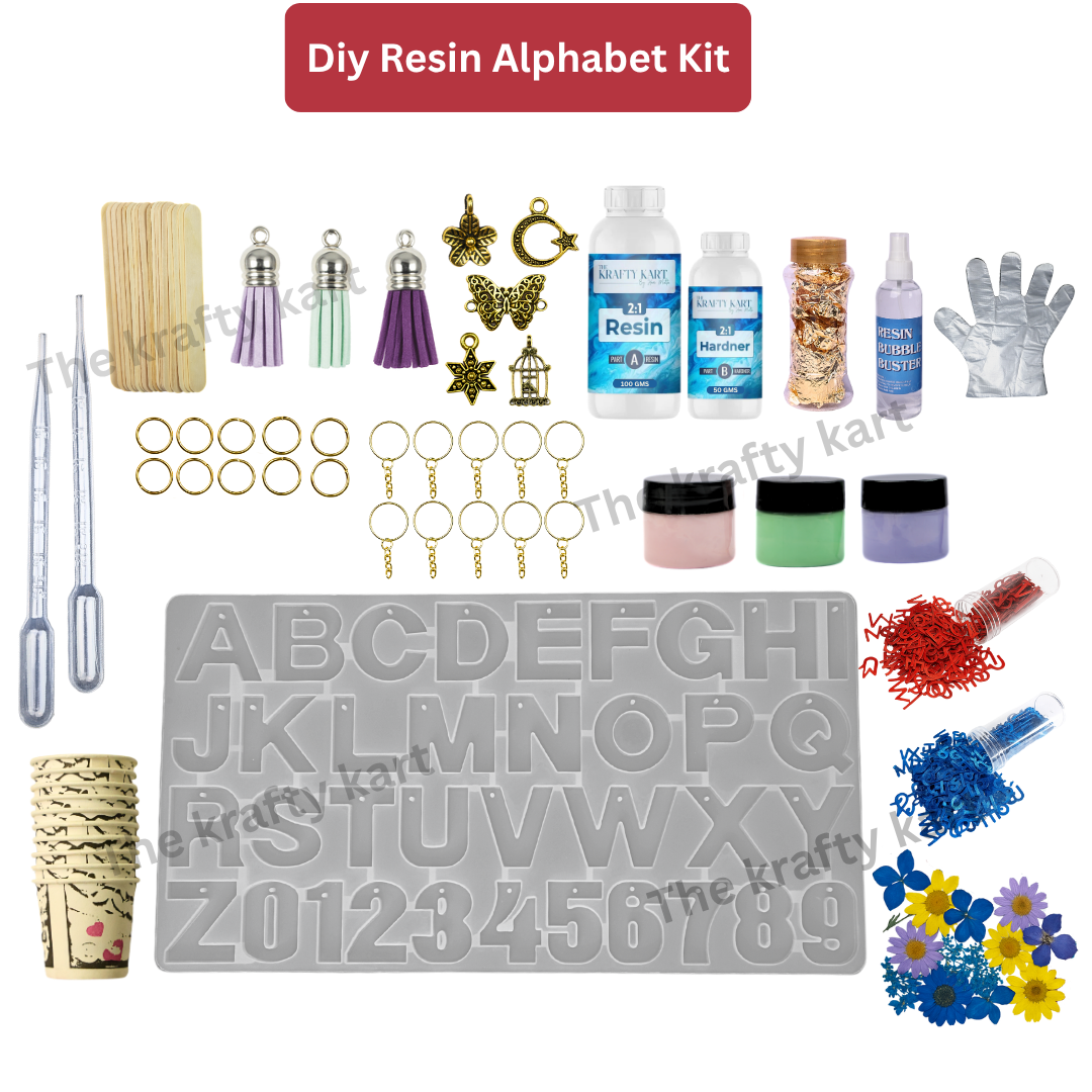 Diy Resin Alphabet Kit