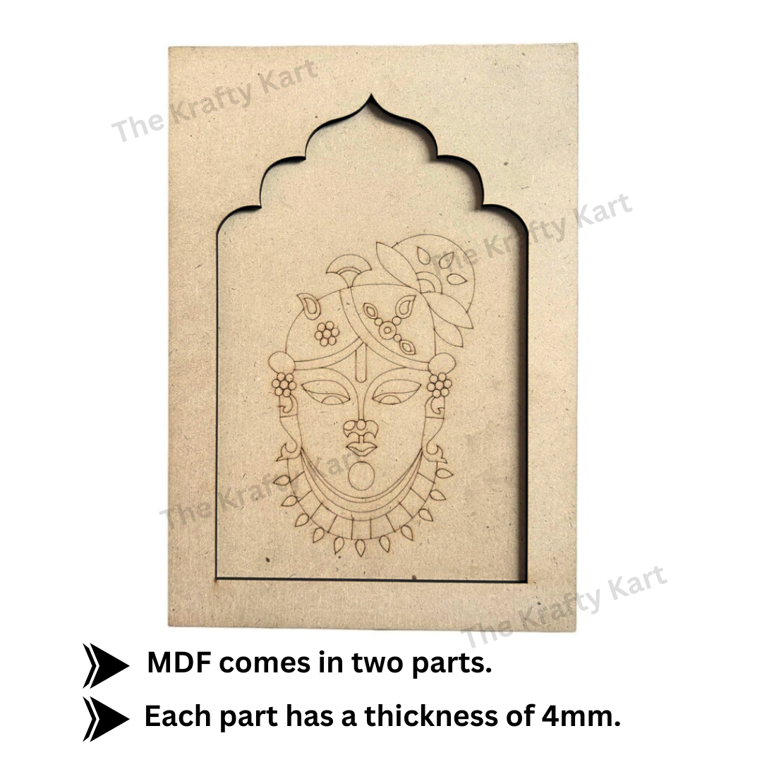 Pre Marked Mdf - Shrinathji (Jharokha)