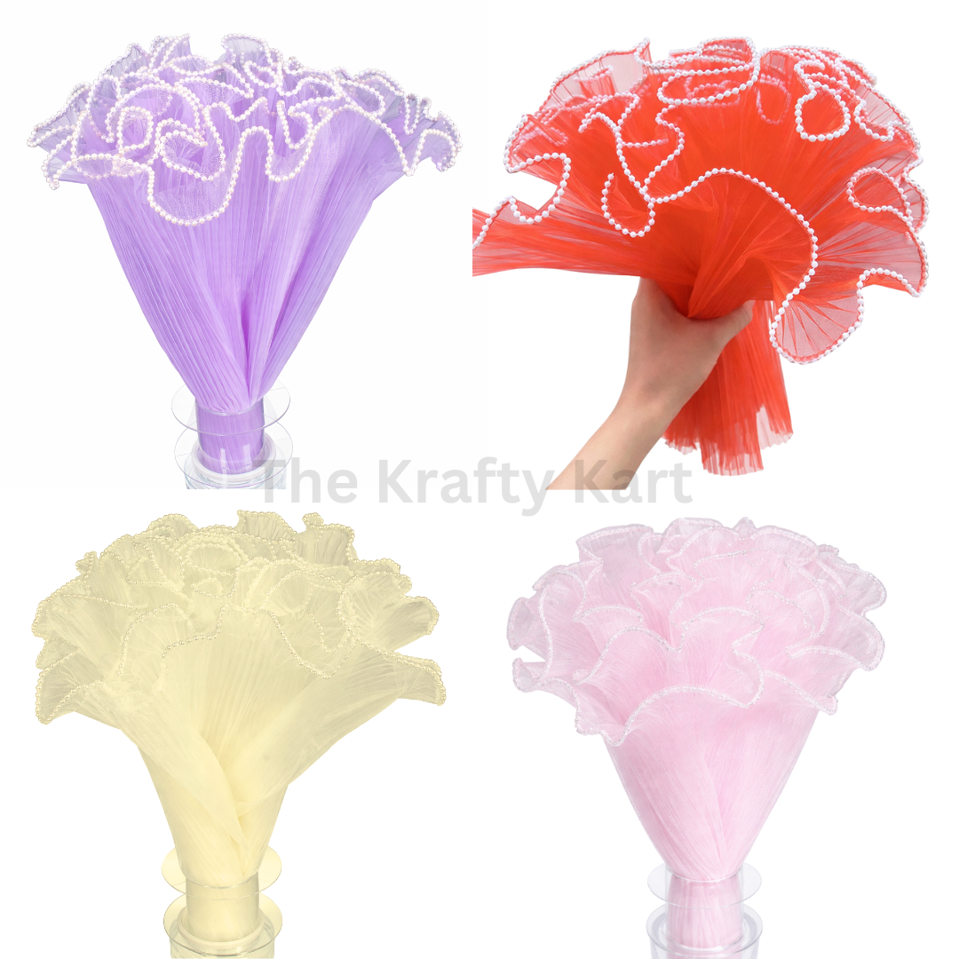 Wrinkle With Pearl Wrapping Paper (1Pcs)