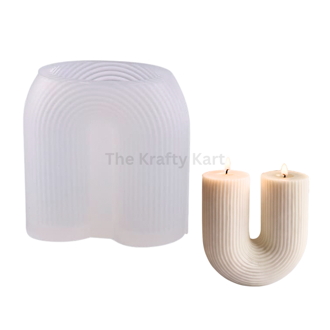 U Candle Mould