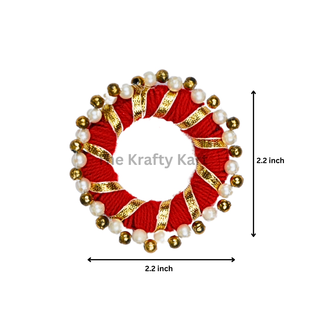 Traditional Pearl Ring (Red)