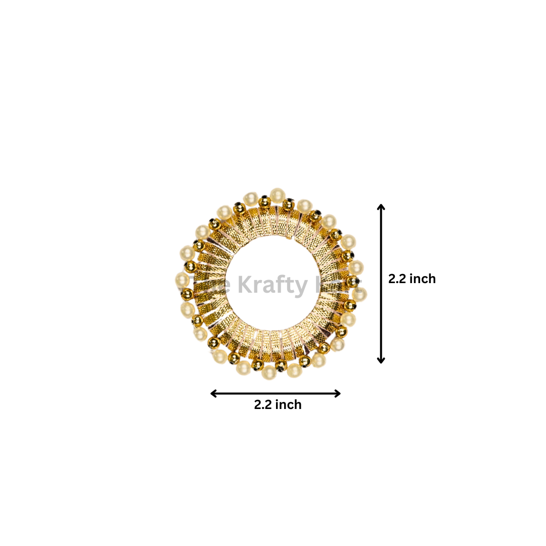 Traditional Pearl Ring (Golden)