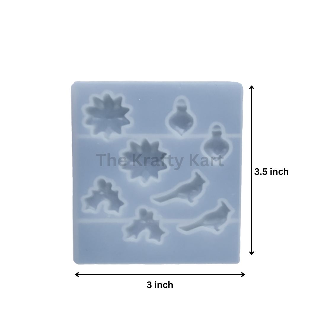 8 Cavity Christmas Accessory Mould