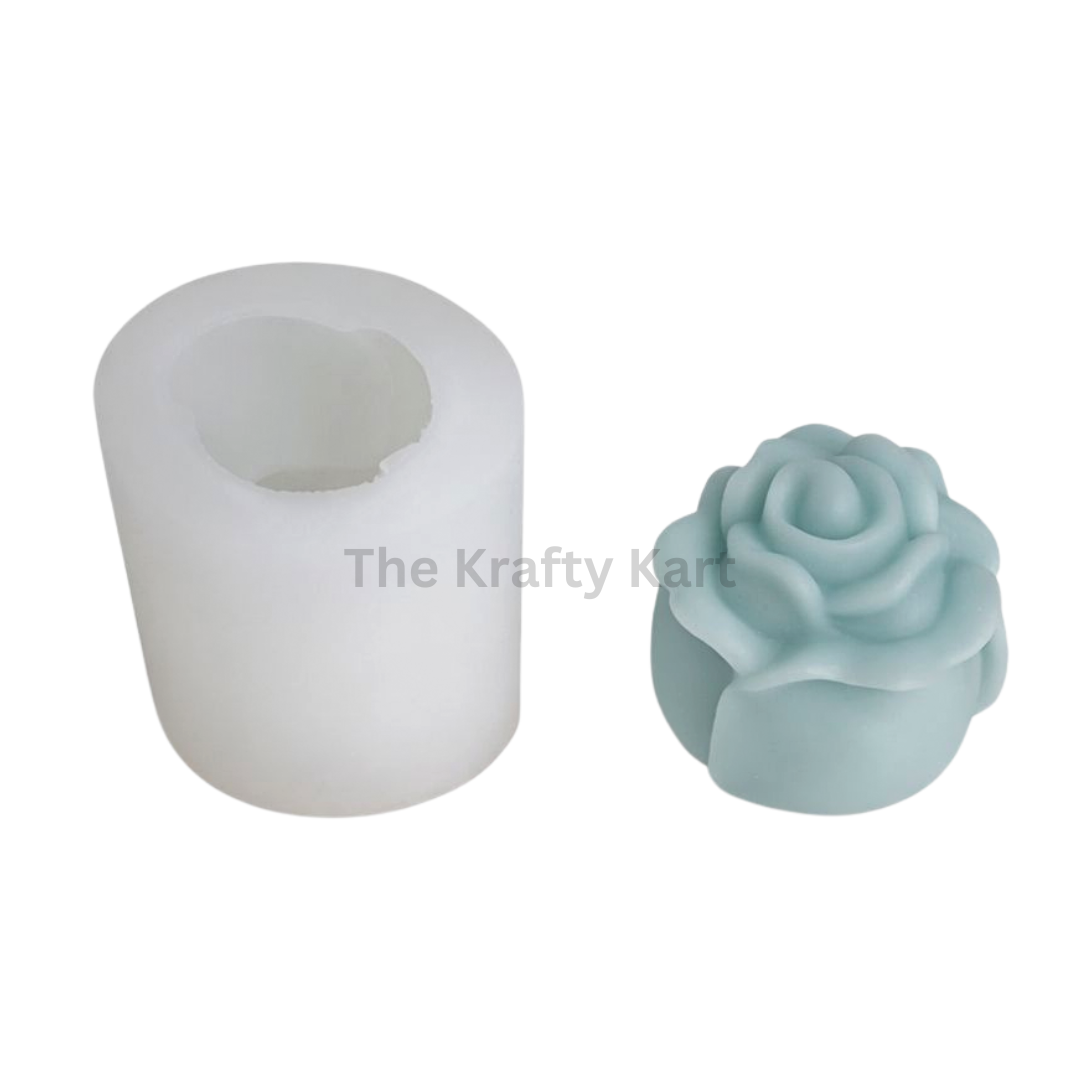 3D Rose Handmade Candle Mould (B)